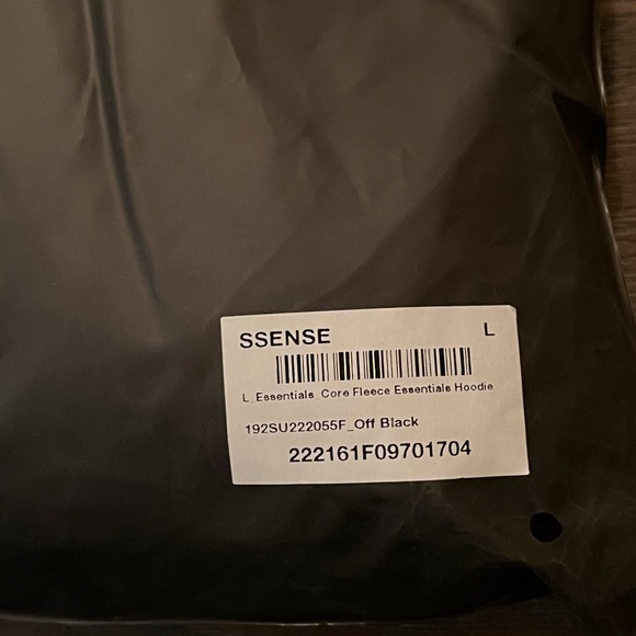 Fear Of God Essential Hoodie Off Black - Picture 7 of 7